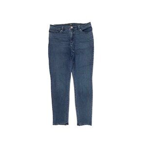 Lee Slimming Fit Skinny Leg Women's size 10P Dark Wash Blue Denim jeans